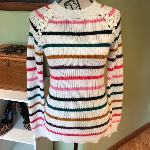 SO Sweaters - 🍁Multicolored striped sweater 🧣